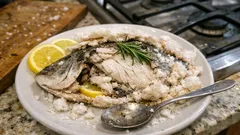 Orata al sale al forno: crosta croccante, carne tenera e profumata