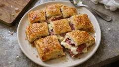 Sfoglia rustica con stracchino e salame: croccante fuori, cremosa dentro (pronta in 20 minuti)