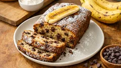 Plumcake alle banane con gocce di cioccolato: soffice e perfetto a colazione