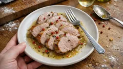 Filetto di maiale al pepe rosa: in padella, pronto in 10 minuti e tenerissimo