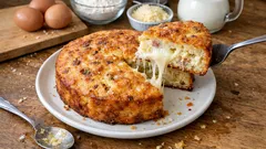 Torta al formaggio in friggitrice ad aria: soffice, filante e pronta in 25 minuti